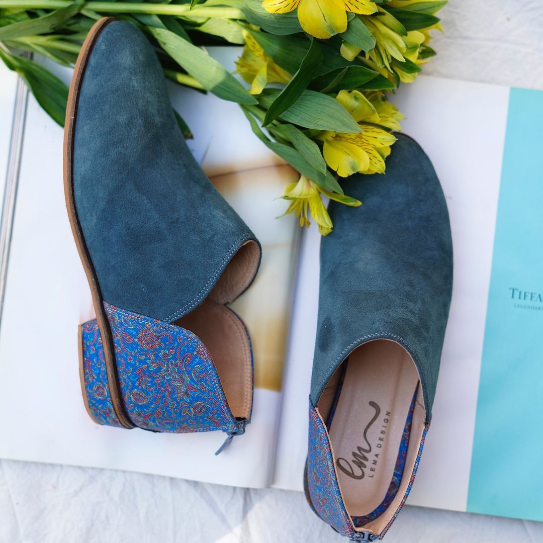Parvaz Model Blue Shoes