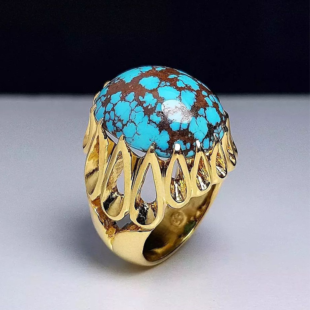 Unique Model Turquoise Ring
