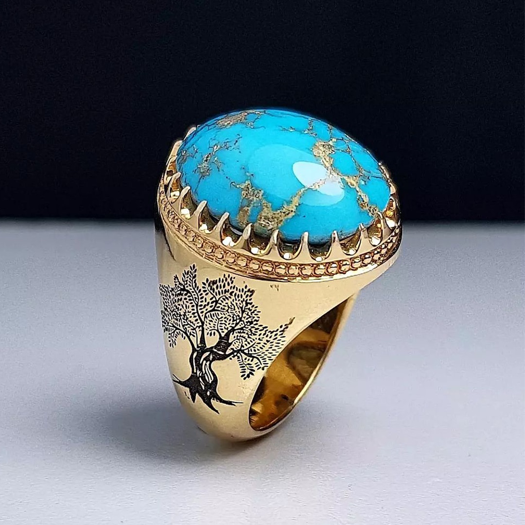 Glory Model Turquoise Ring