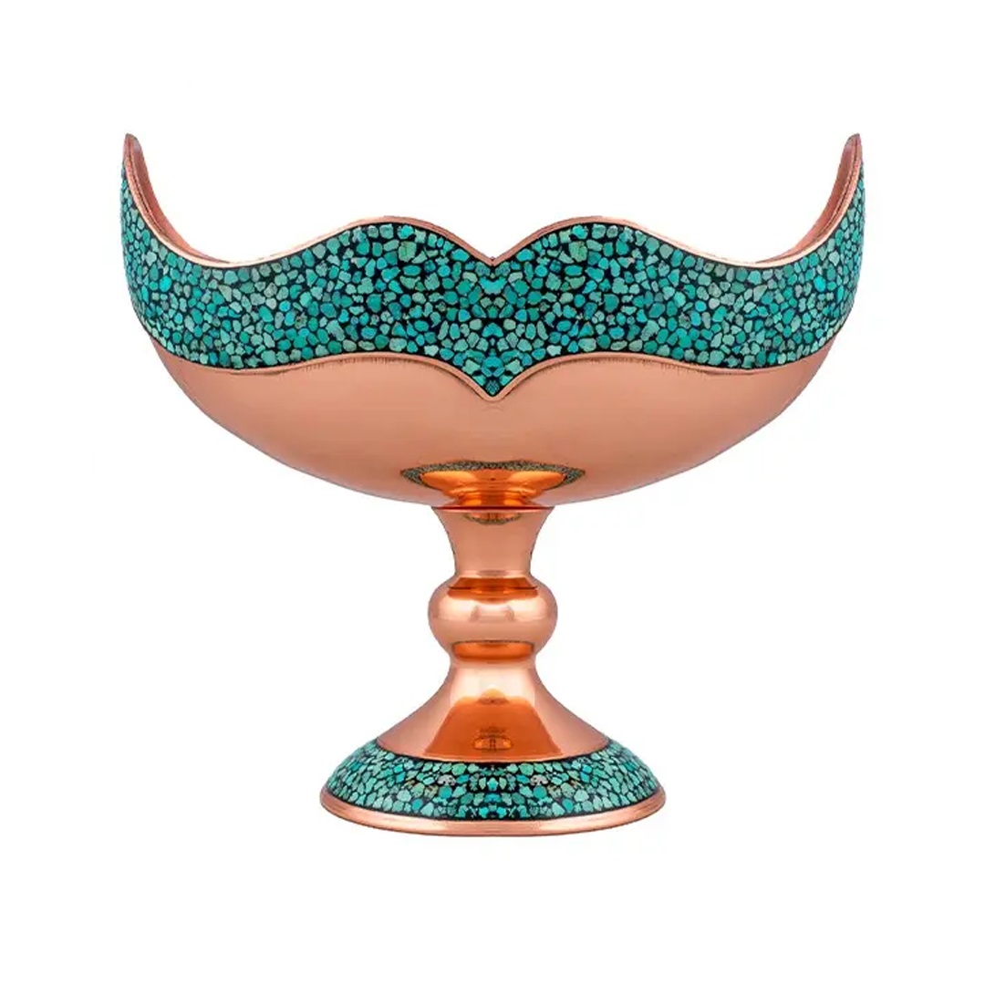 Royal Model Turquoise Inlaying Candy Dish