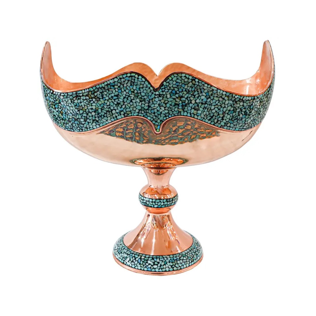 Royal Model Turquoise Inlaying Candy Dish