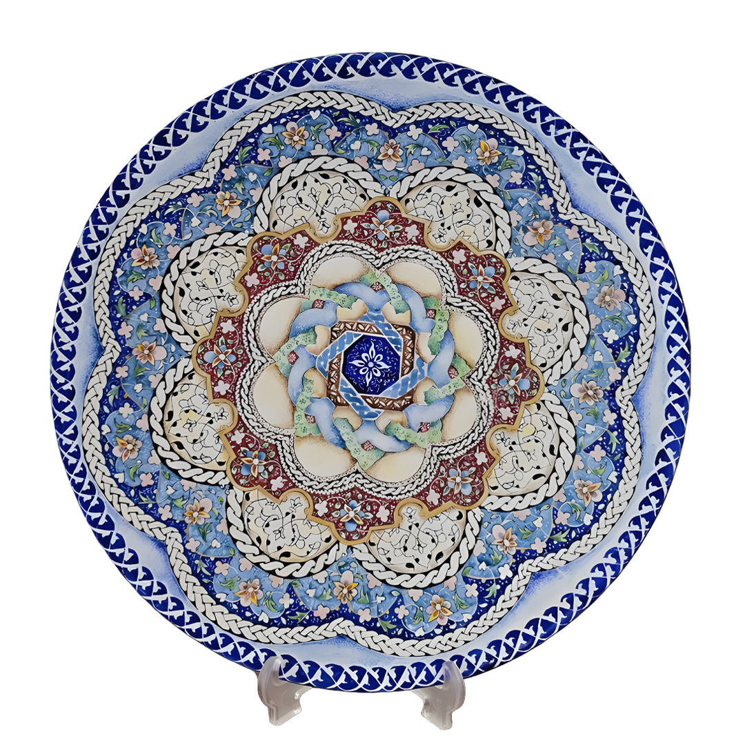 Knot Model Enamel Plate